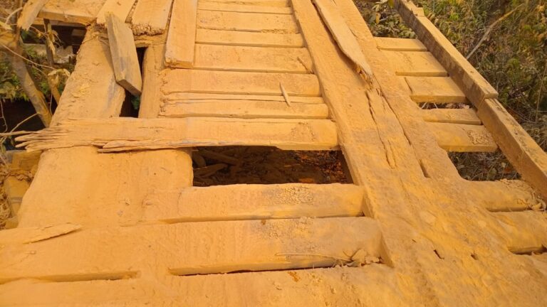 Temendo prejuízos, pecuaristas exigem reparos urgentes em ponte na região da Cachoeirinha em Coxim