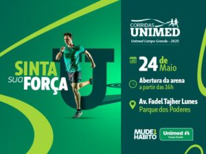 Corrida Unimed Campo Grande acontecerá em maio; veja como participar com a família