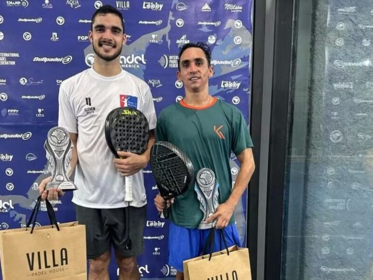 Dupla de MS fica com vice na 1ª etapa do Brasileiro de Padel