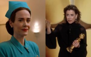 Estrela internacional, Sarah Paulson tieta Fernanda Torres