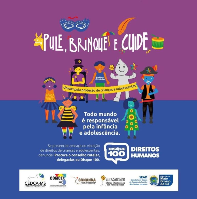 Fundação de Turismo de Mato Grosso do Sul e CEDCA reforçam recomendações para o Carnaval 2025