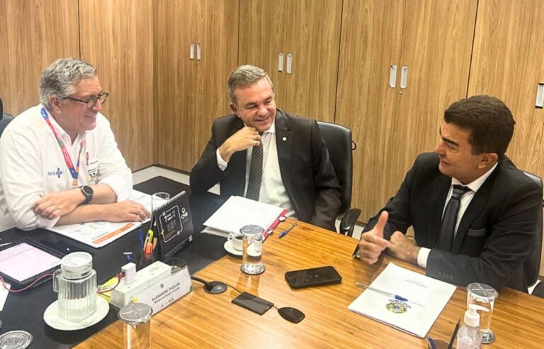 Em audiência com Marçal, ministro da Saúde recebe projetos para Dourados