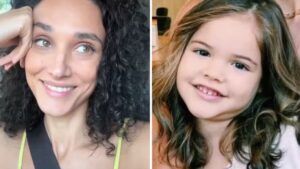 Débora Nascimento faz rara aparição pública para buscar a filha
