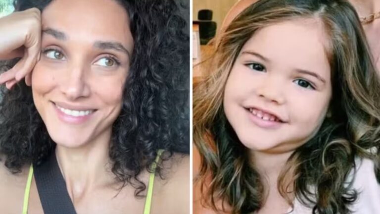 Débora Nascimento faz rara aparição pública para buscar a filha