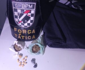 Força Tática prende jovem por tráfico de drogas em Rio Verde 