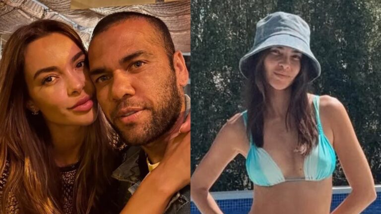 Grávida de Dani Alves, Joana posa de biquíni e mostra barriguinha