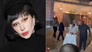 Lady Gaga entrega pizza para fãs em porta de hotel; assista