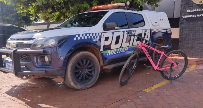 PM age rápido, prende suspeito e recupera bicicleta furtada em Rio Verde