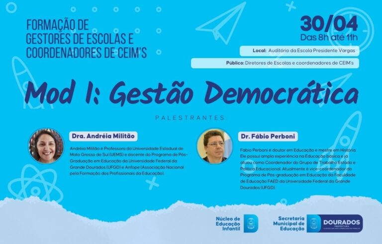 Prefeitura capacita diretores e coordenadores de unidades educacionais