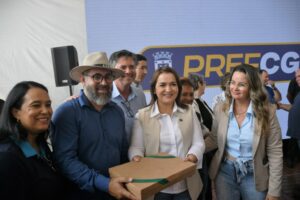Produtores fazem tour pela Expogrande para conhecer novas tecnologias e financiamentos para o campo