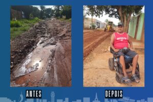 A pedido do vereador Marquinhos Trad, a Prefeitura realizou melhorias na Rua Enzo Ciantelli