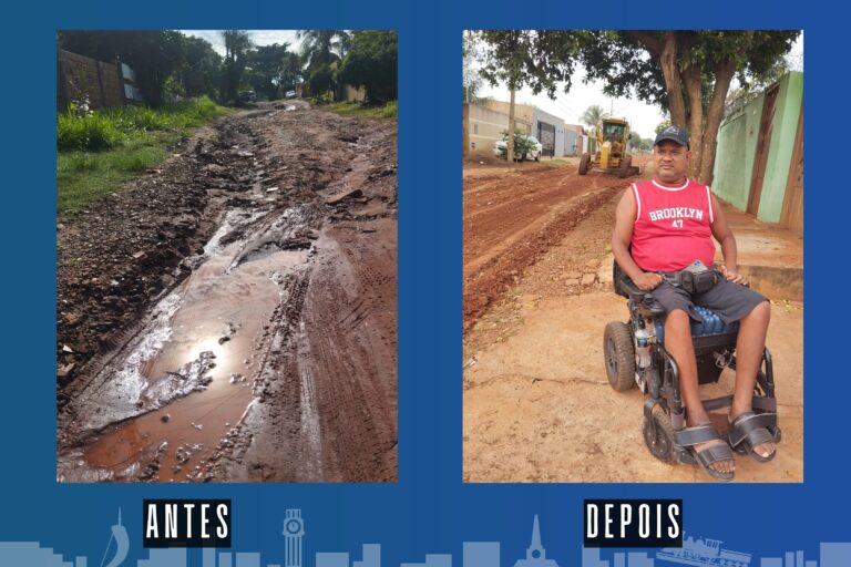 A pedido do vereador Marquinhos Trad, a Prefeitura realizou melhorias na Rua Enzo Ciantelli