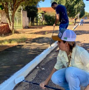 Bairro São Luiz em Pedro Gomes recebe ações de limpeza da prefeitura