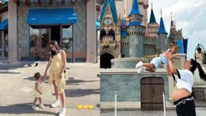 Bruna Biancardi encanta web com novas fotos de Mavie em Orlando