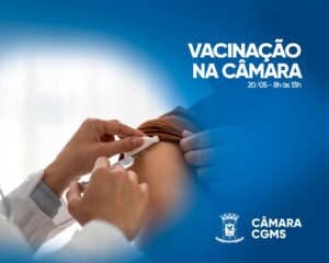 Câmara CG terá vacinação contra a gripe aberta ao público nesta terça-feira