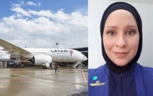 Comissária conquista direito de usar hijab em voos
