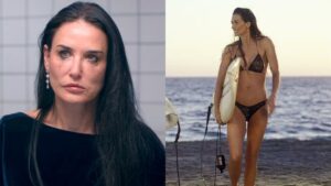 Demi Moore impôs condição para cena de biquíni em "As Panteras"