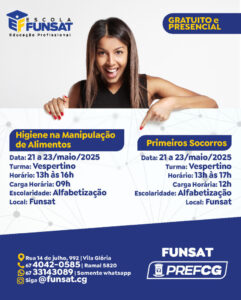 Escola Funsat e Senai lançam curso para beneficiários do Primt 