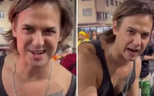 Ex-galã de "Malhação" vende bebidas em show de Lady Gaga