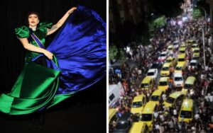 Fã mostra trânsito caótico após show da Lady Gaga no RJ