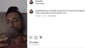 Filho rebate Latino com vídeo irônico: "Caráter é zero"