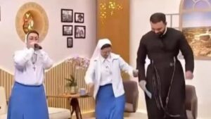 Freiras e padre viralizam ao dançarem em programa de televisão