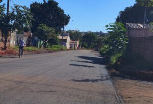 Indicação de Tavares, Prefeitura retoma asfaltamento da Rua Francisca Gonçalves de Figueiredo