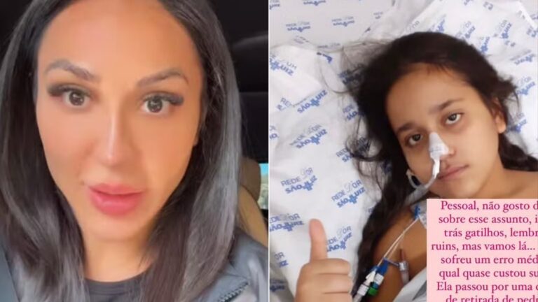 Irmã de Deolane relembra erro médico que quase matou a filha