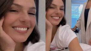 Isis Valverde faz tratamento no bumbum antes de lua de mel