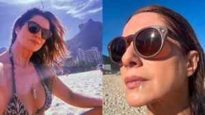 Leticia Spiller renova o bronzeado e ganha elogios: "Perfeita"