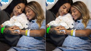 Ludmilla e Brunna Gonçalves mostram primeira foto da filha Zuri