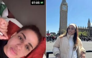 MC Lomma se assusta com alarme falso durante viagem a Londres