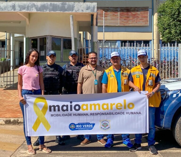 🚦 Maio Amarelo: Blitz educativa leva conscientização sobre segurança no trânsito em Rio Verde