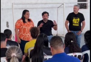 Miranda se reúne com profissionais de educação física e organizadores esportivos em Corumbá