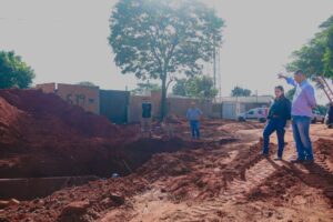 Município avança com execução de obras  no Jardim Noroeste