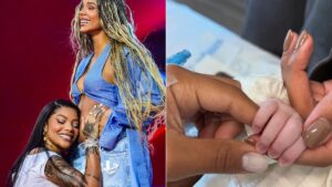Nasce Zuri, primeira filha de Ludmilla e Brunna Gonçalves