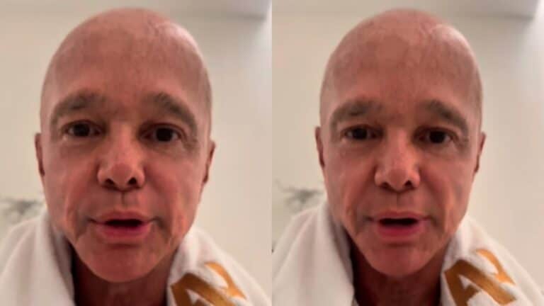 Netinho comemora fim de terceiro ciclo de quimioterapia