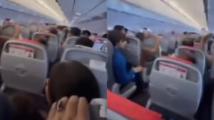 Passageiro registra pânico em avião ao passar por turbulência