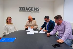 Pedro Gomes é o mais novo Município a assinar convênio com a AGEMS para a regulação dos serviços de Resíduos Sólidos