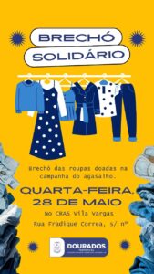 Prefeitura organiza ‘brechó solidário’ no distrito de Vila Vargas