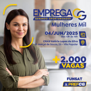 Próximo Emprega CG será na Vila Popular com atualização de cadastros e vagas do dia