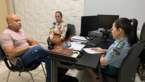 Vereador Ronilço Guerreiro se reúne com o conselho de segurança e associação de empresários da região central