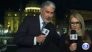 William Bonner afasta especulações de climão com Ilze Scamparini