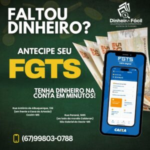 Agência Dinheiro Fácil facilita acesso ao saque do FGTS com crédito na conta em minutos