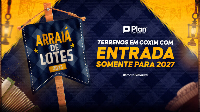 Arraiá de Lotes: terrenos em Coxim com entrada só para 2027