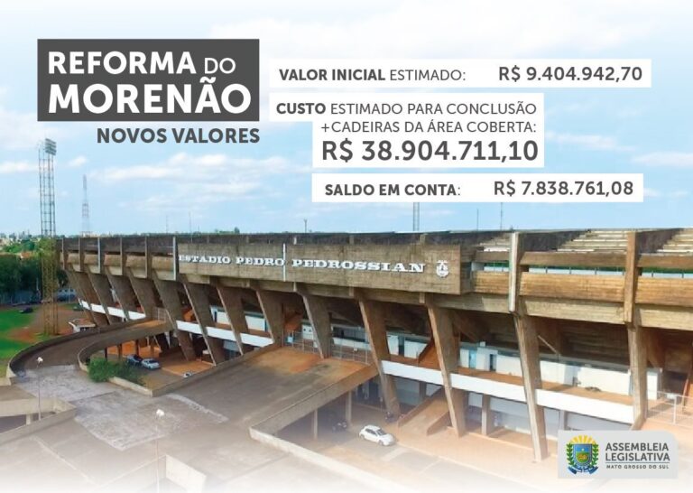 Audiência para discutir obra e transferência do Estádio Morenão será na terça-feira