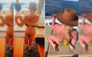 Britney Spears surpreende com dança inusitada em iate