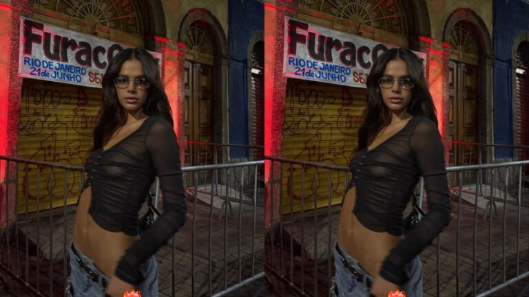 Bruna Marquezine ganha elogios ao posar de top e minissaia