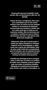 Pronunciamento de Lucas Viana Reprodução: Instagram/@eulucasviana