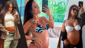 Carol Peixinho posa com barrigão e ganha elogios: "Perfeita"